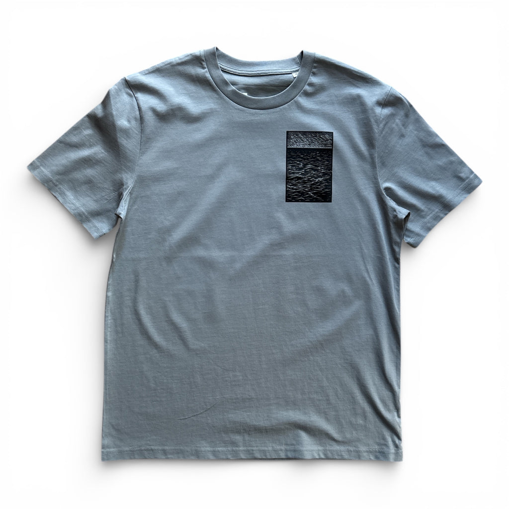 Raue See Unisex T-Shirt in misty grey