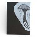 Siebdruck Postkarte / Mini Artprint - Quallen