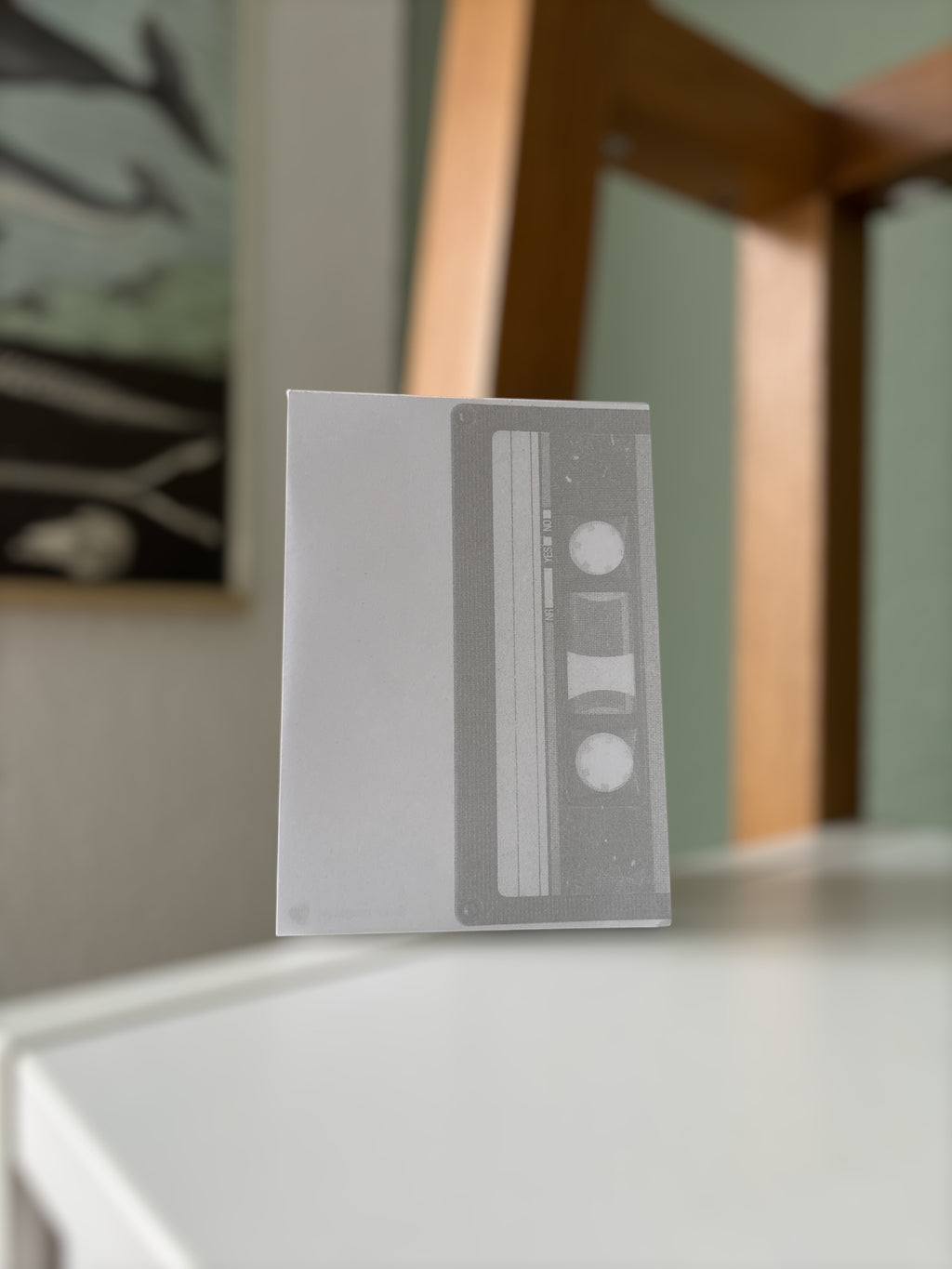 Notizblock Kassette DIN A6 – Nostalgischer Mixtape-Block | Retro Schreibblock