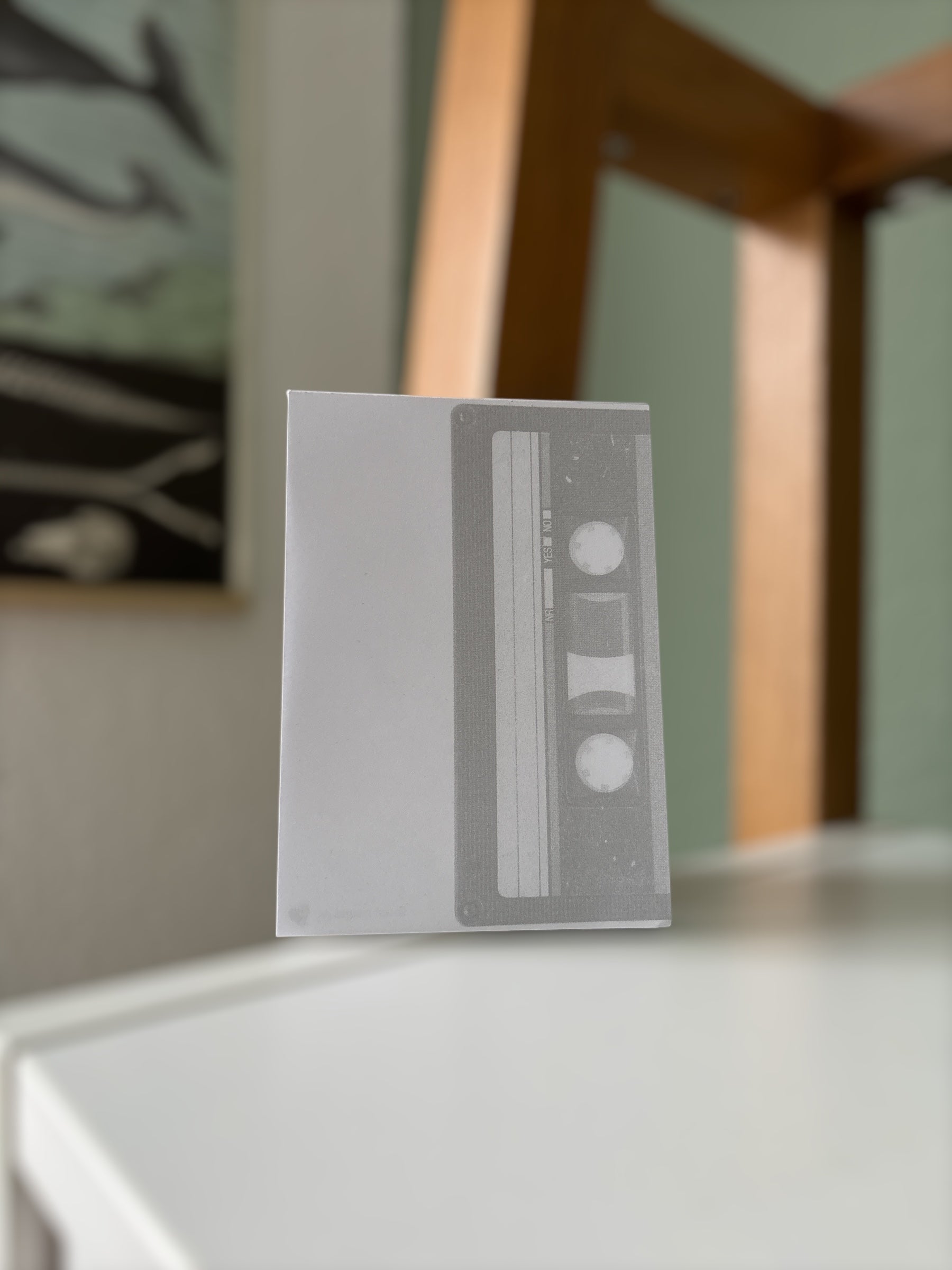 Notizblock Kassette DIN A6 – Nostalgischer Mixtape-Block | Retro Schreibblock