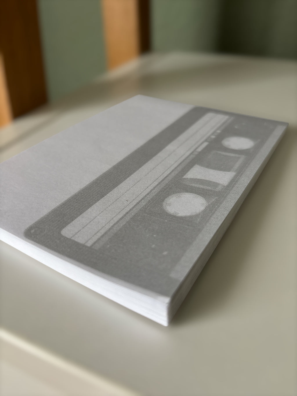 Notizblock Kassette DIN A6 – Nostalgischer Mixtape-Block | Retro Schreibblock