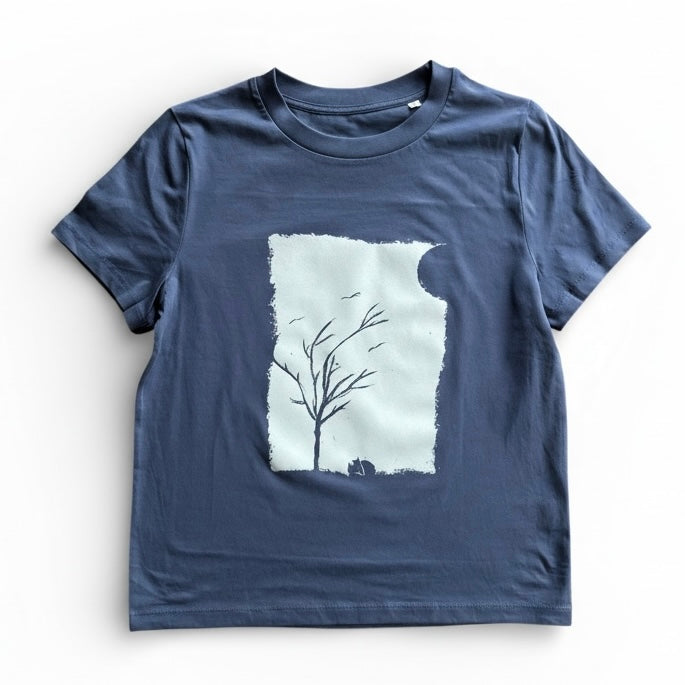 Fuchs im Wald Damen T-Shirt - blue grey