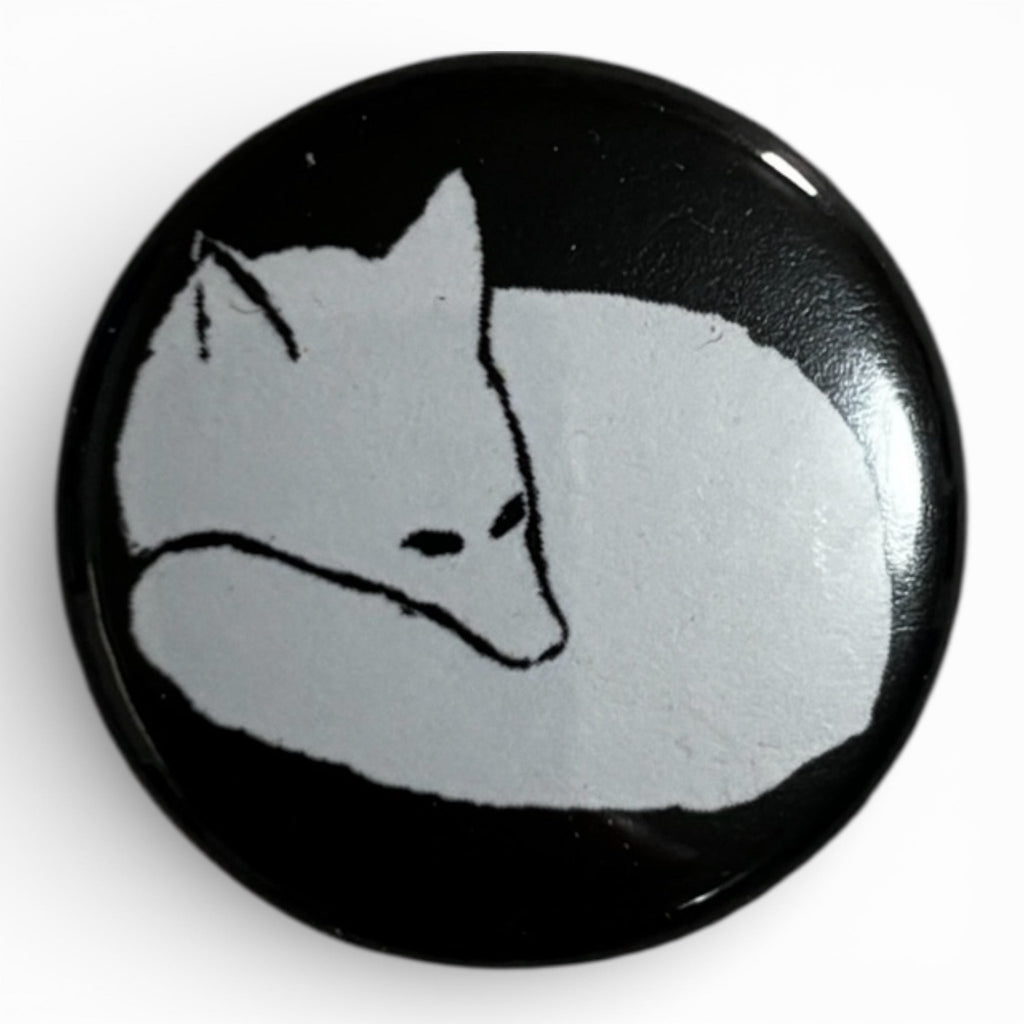 Fuchs Button 25 mm – Pin / Anstecker