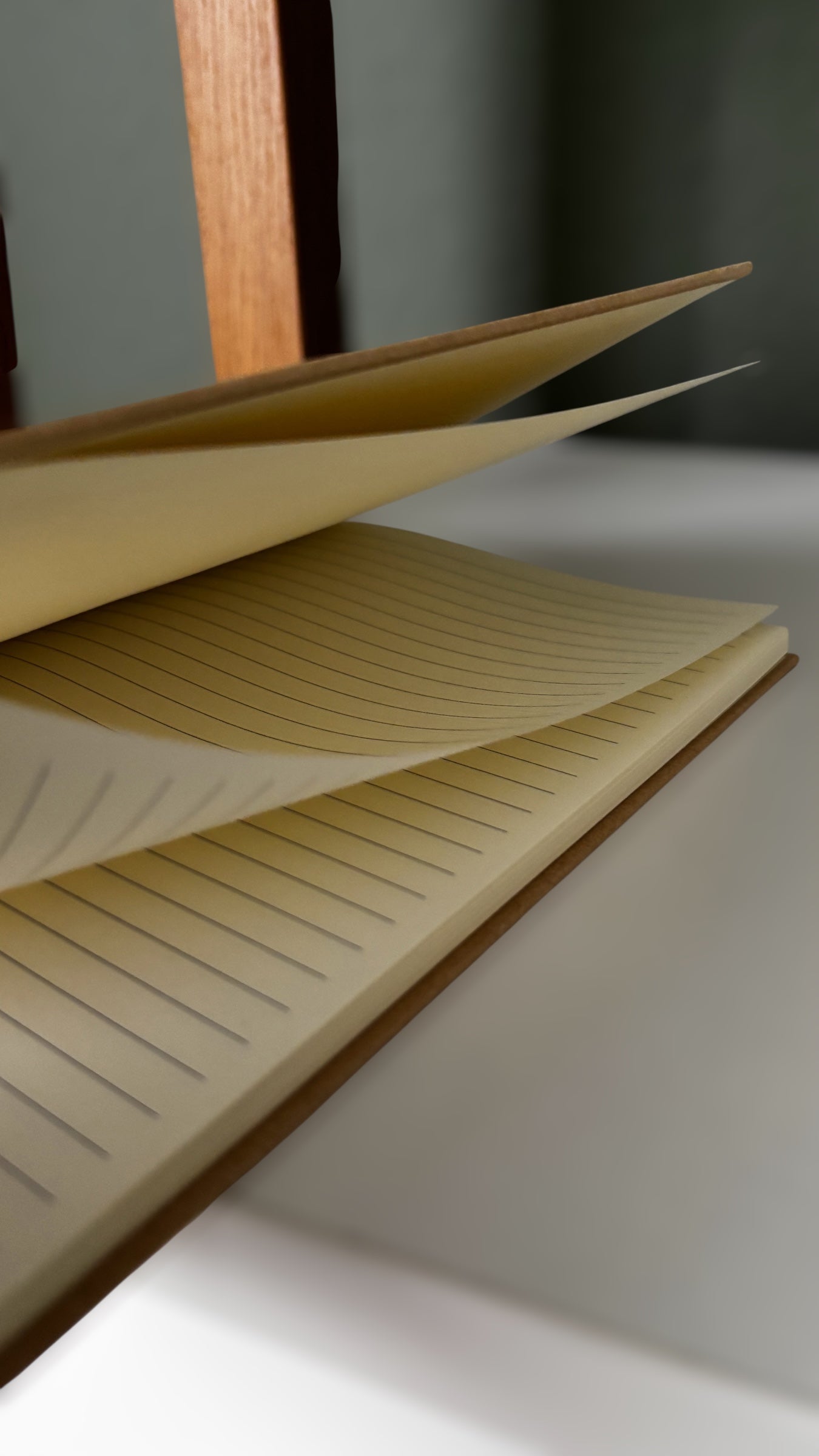 Every Memory Has a Melody – Handbedrucktes Notizbuch DIN A5 / A6, 120 Seiten liniert