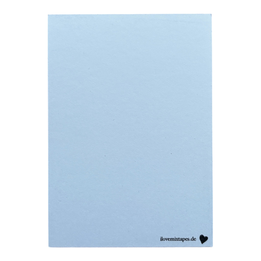 Postkarte „every melody has a memory“ Kassette