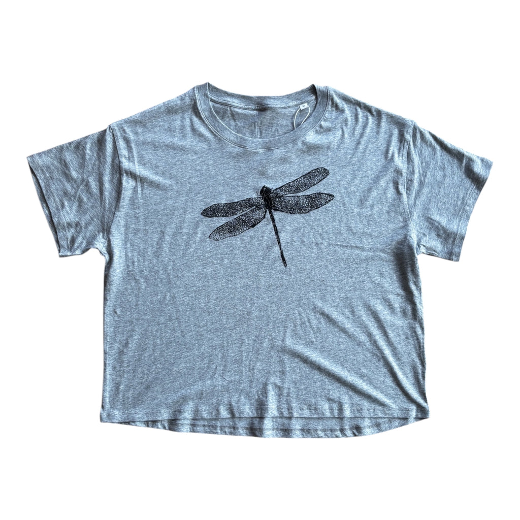 Libelle Relaxed Fit Damen T-Shirt aus Modal - Heather Grey