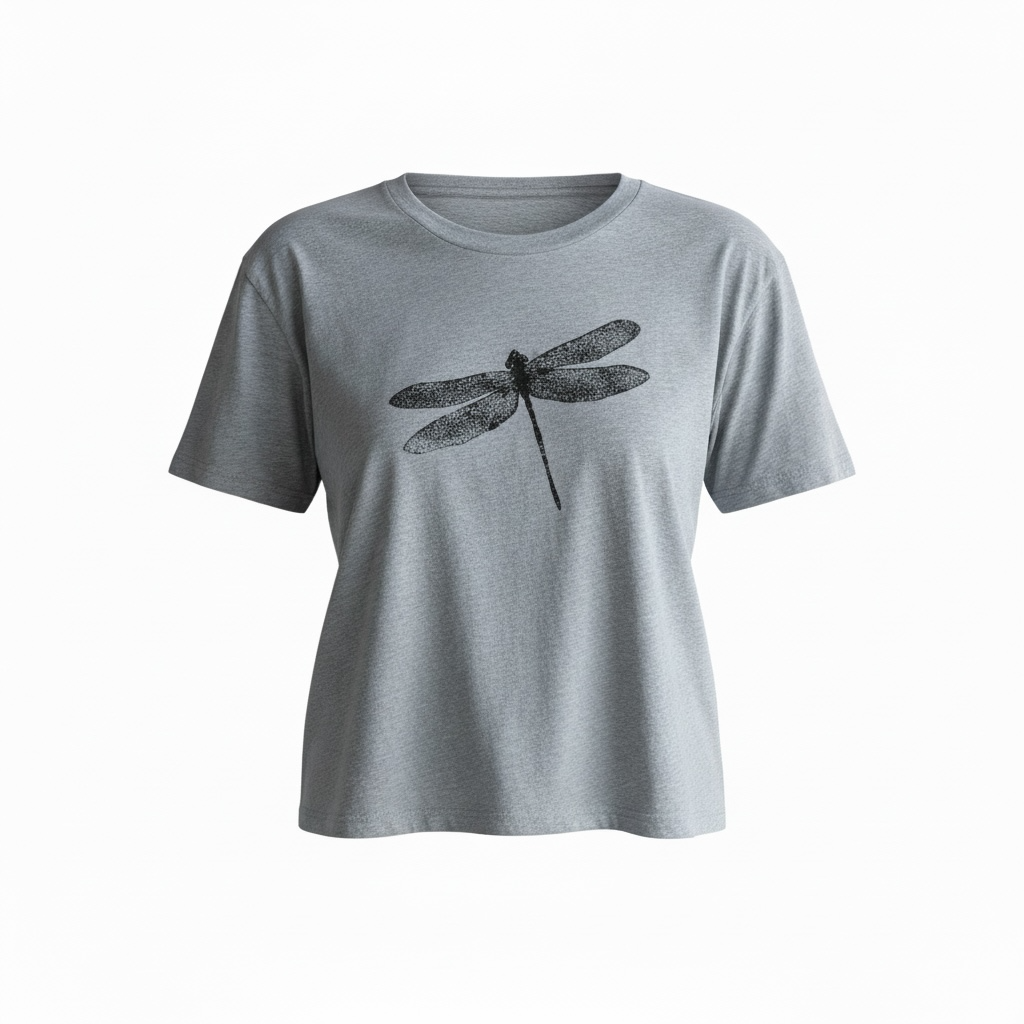 Libelle Relaxed Fit Damen T-Shirt aus Modal - Heather Grey