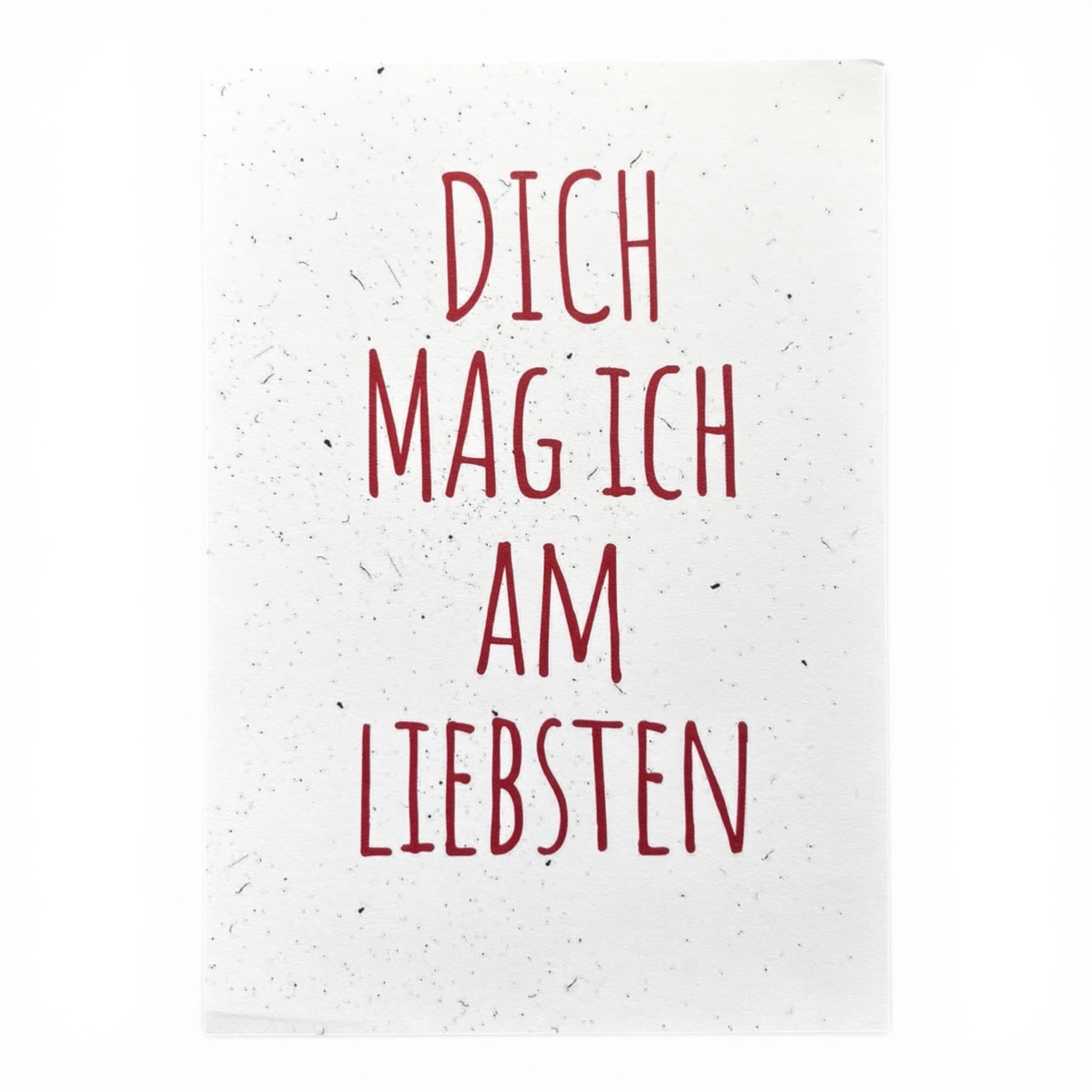 Postkarte „dich mag ich am liebsten"