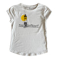 Papierhafen mit Sonne Rolled Sleeve Women T-Shirt
