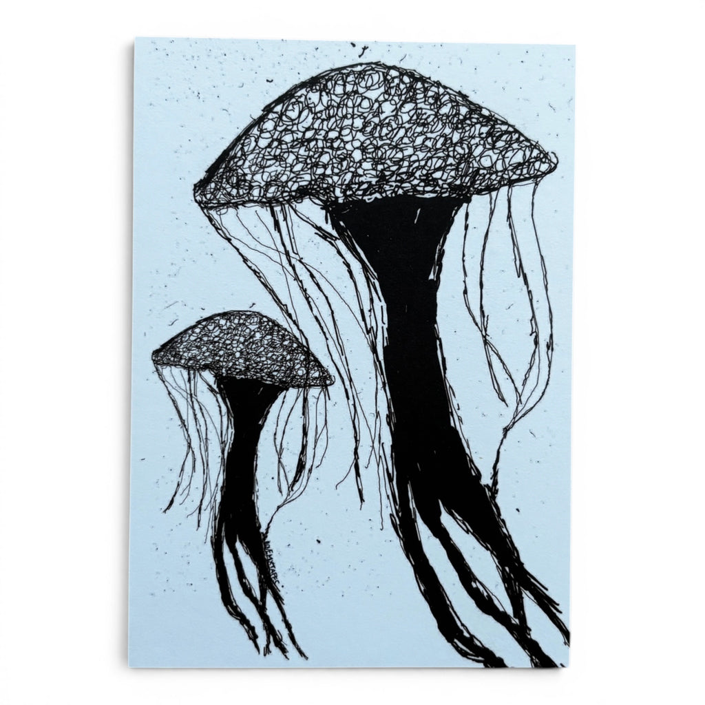 Postkarte „Quallen" A6