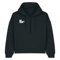 NO SMALL TALK Damen Hoodie in Schwarz