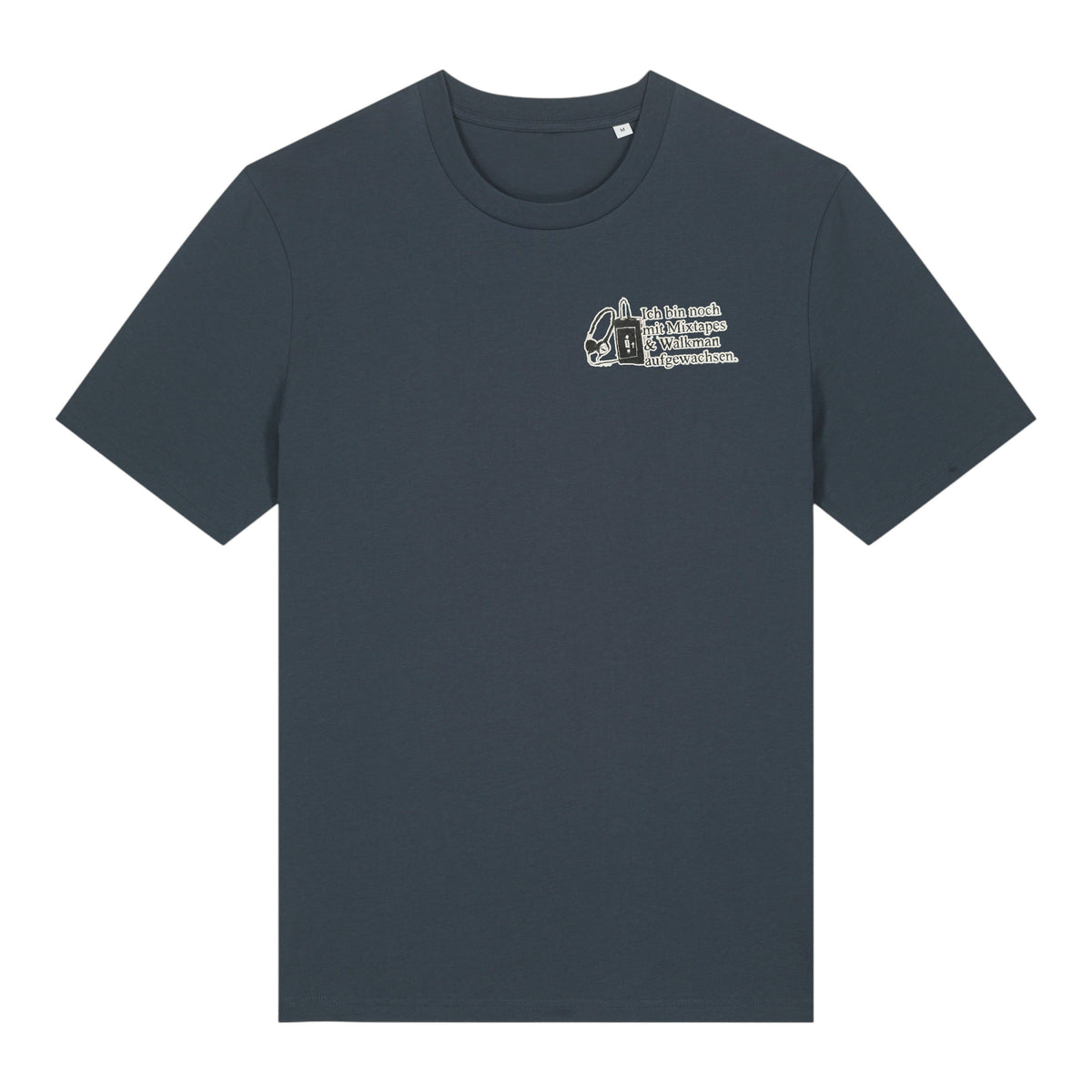 mit Mixtapes & Walkman aufgewachsen Unisex T-Shirt – India Ink Grey
