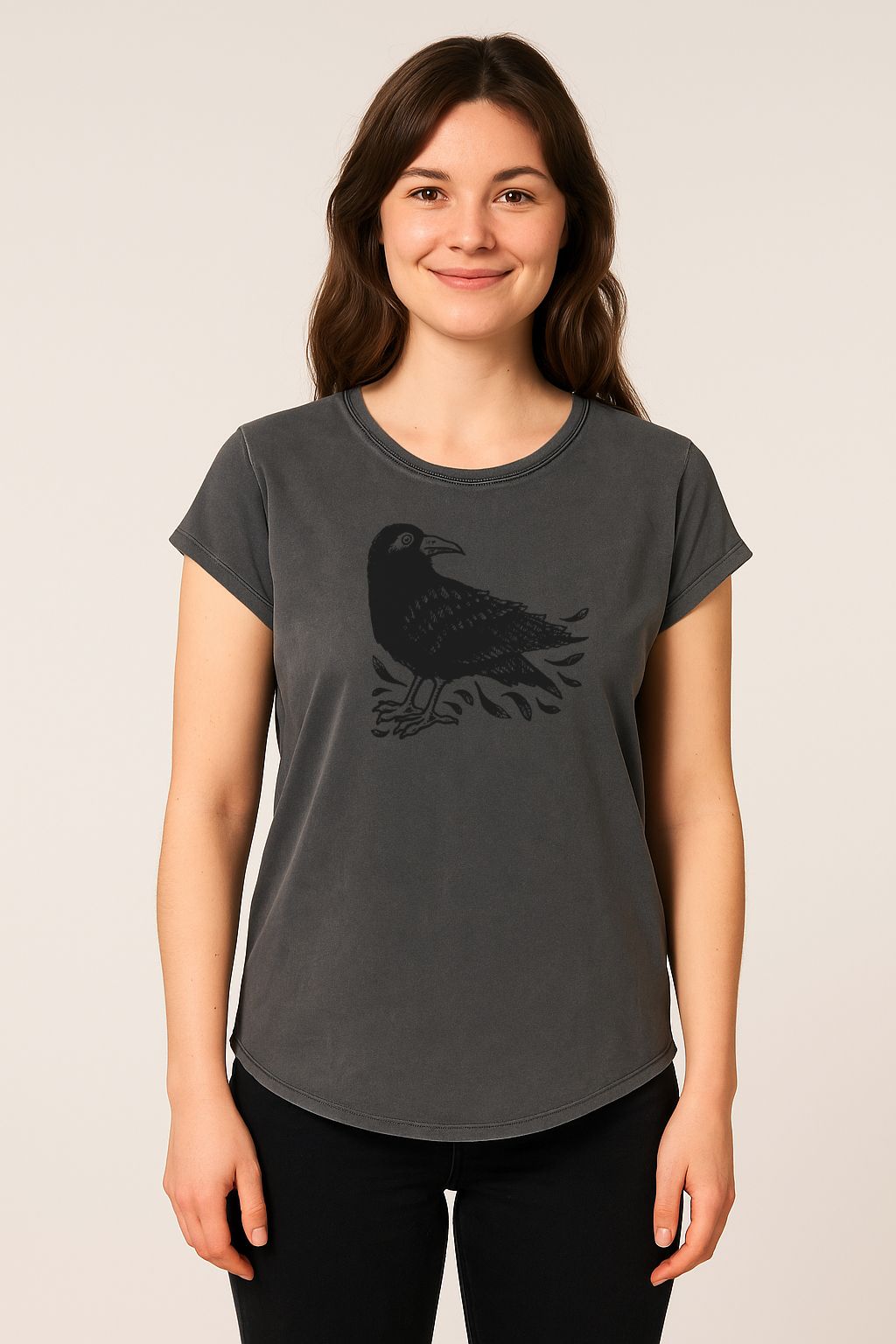 Rabe Rolled Sleeve Women T-Shirt