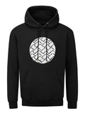 Wellen im Kreis Essential Hoodie - Black
